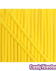 Albert's Candy Powder Filled Plastic Mini Straws - Banana: 240-Piece Bag - Candy Warehouse