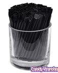 Albert's Candy Powder Filled Plastic Mini Straws - Black Cherry: 240-Piece Bag - Candy Warehouse