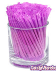 Albert's Candy Powder Filled Plastic Mini Straws - Bubblegum: 240-Piece Bag - Candy Warehouse