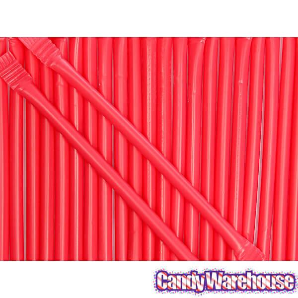 Albert's Candy Powder Filled Plastic Mini Straws - Cherry: 240-Piece Bag - Candy Warehouse