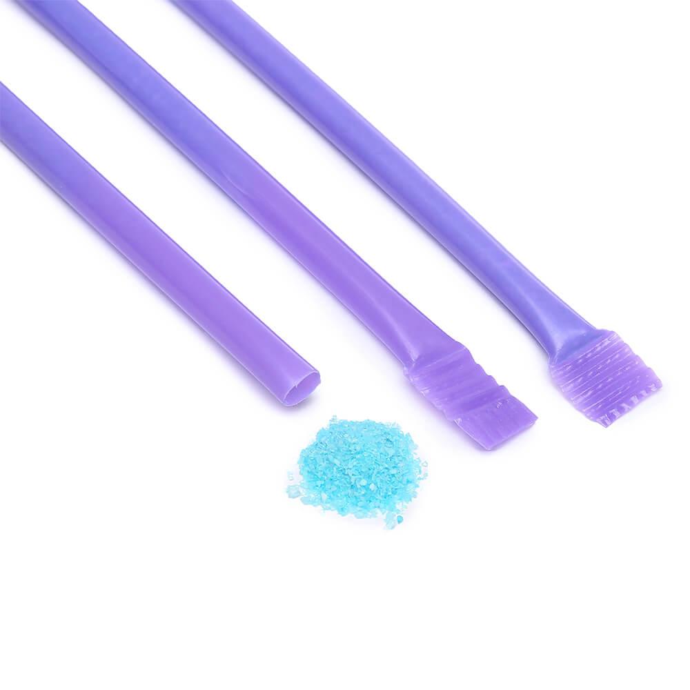 Albert&#39;s Candy Powder Filled Plastic Mini Straws - Grape: 240-Piece Bag - Candy Warehouse