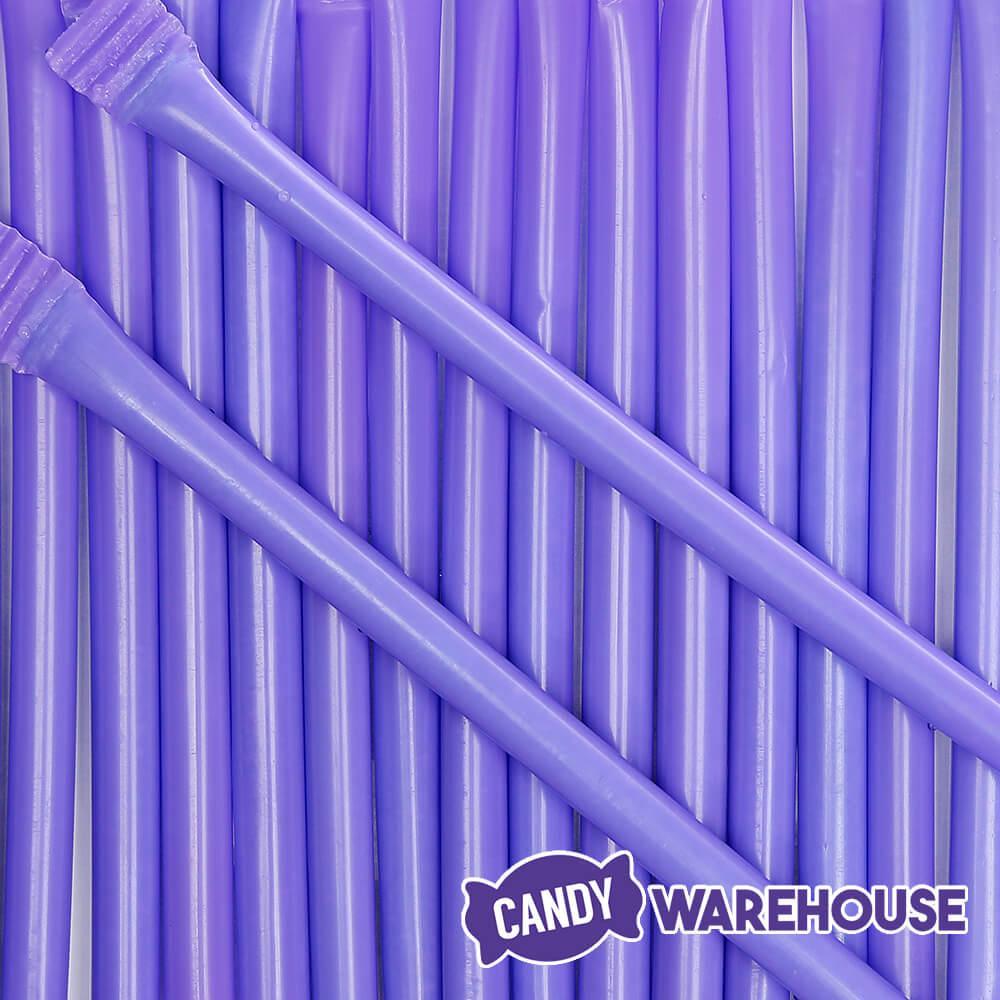 Albert&#39;s Candy Powder Filled Plastic Mini Straws - Grape: 240-Piece Bag - Candy Warehouse