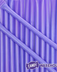 Albert's Candy Powder Filled Plastic Mini Straws - Grape: 240-Piece Bag - Candy Warehouse