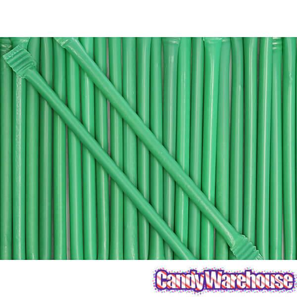 Albert's Candy Powder Filled Plastic Mini Straws - Watermelon: 240-Piece Bag - Candy Warehouse