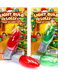 Albert's Christmas Light Bulb Lollipops: 12-Piece Display