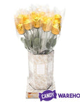 Albert's Foiled Milk Chocolate Roses - Gold: 20-Piece Bouquet