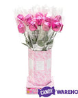 Albert's Foiled Milk Chocolate Roses - Hot Pink: 20-Piece Bouquet