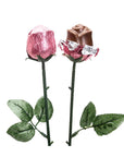 Albert's Foiled Milk Chocolate Roses - Pink: 20-Piece Bouquet - Candy Warehouse