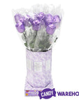 Albert's Foiled Milk Chocolate Roses - Purple: 20-Piece Bouquet