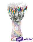 Albert's Foiled Milk Chocolate Roses - Rainbow: 20-Piece Bouquet - Candy Warehouse