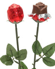 Albert's Foiled Milk Chocolate Roses - Red: 20-Piece Bouquet