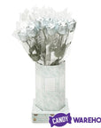 Albert's Foiled Milk Chocolate Roses - Silver: 20-Piece Bouquet - Candy Warehouse