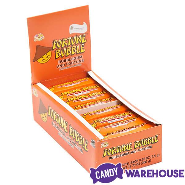 Albert's Fortune Bubble Gum Sticks: 48-Piece Display - Candy Warehouse