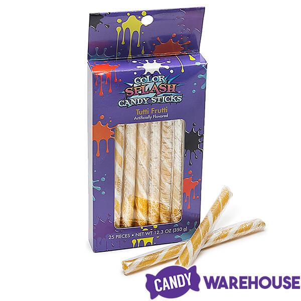 Albert's Gold Candy Sticks - Tutti Frutti: 25-Piece Pack - Candy Warehouse