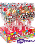 Albert's Party Balloons Lollipop Bouquets: 12-Piece Display - Candy Warehouse