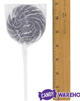 Albert's Silver Pearl 1.5-Ounce Swirl Pops - Blackberry: 12-Piece Box