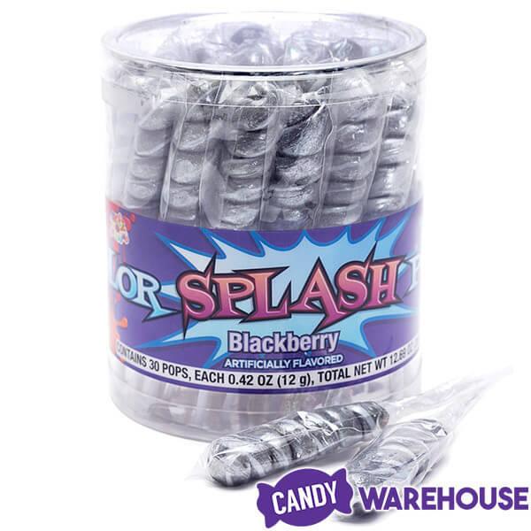 Albert's Tiny Twist Pops - Pearl Silver: 30-Piece Tub - Candy Warehouse