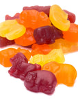 All Natural Zoo Animals Gummy Candy: 2LB Bag - Candy Warehouse