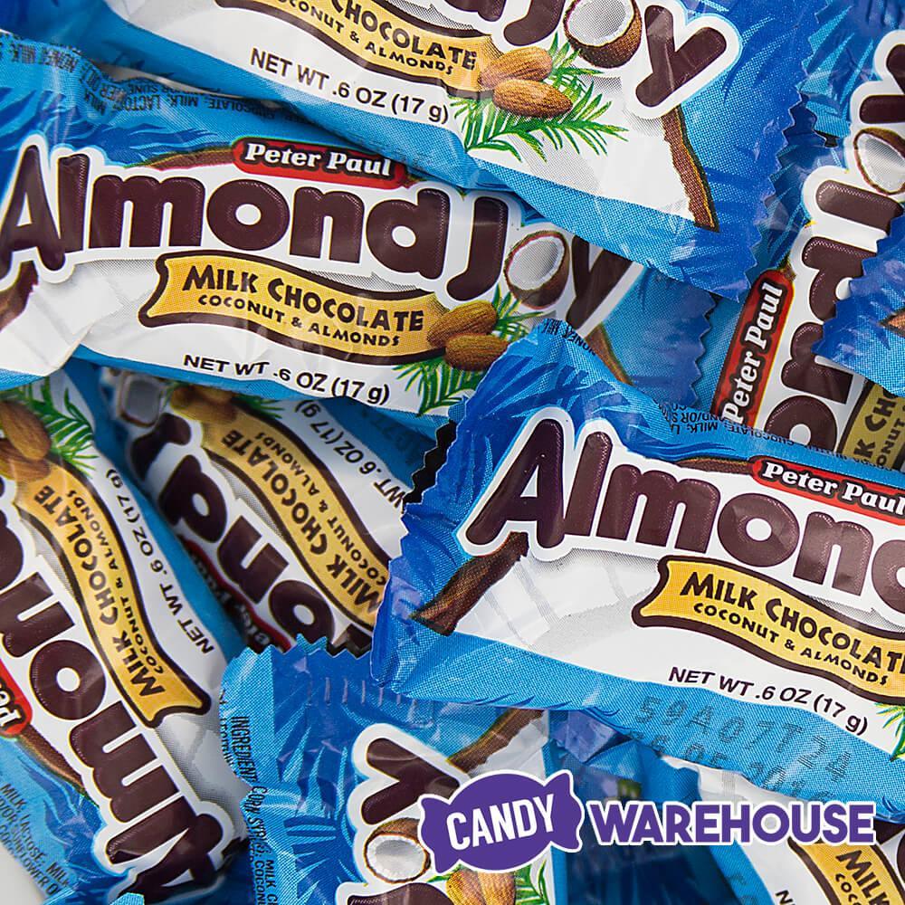 Almond Joy Snack Size Candy Bars: 18-Piece Bag - Candy Warehouse