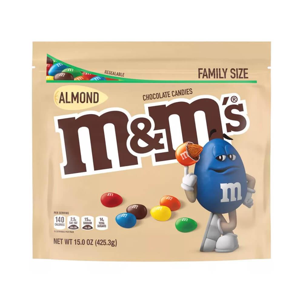 Almond M&amp;M&#39;s Candy: 15-Ounce Bag - Candy Warehouse