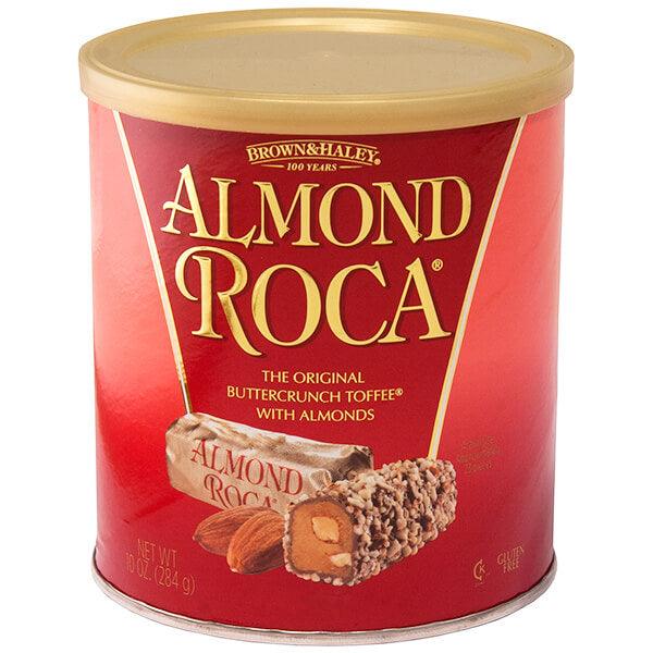 Almond Roca Buttercrunch Toffee Candy: 10-Ounce Tin - Candy Warehouse