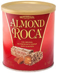 Almond Roca Buttercrunch Toffee Candy: 10-Ounce Tin