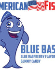 American Fish Chewy Candy - Blue: 16-Ounce Bag - Candy Warehouse