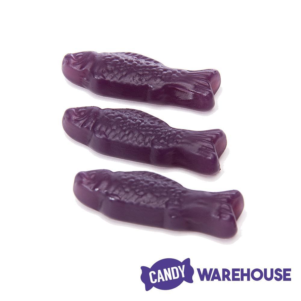 American Fish Chewy Candy - Purple: 5LB Bag - Candy Warehouse