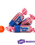 American Flag Tootsie Rolls: 2LB Bag - Candy Warehouse