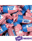 American Flag Tootsie Rolls: 30LB Case - Candy Warehouse