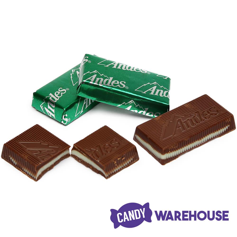 Andes Mints Creme De Menthe Chocolate Candy: 5LB Bag - Candy Warehouse