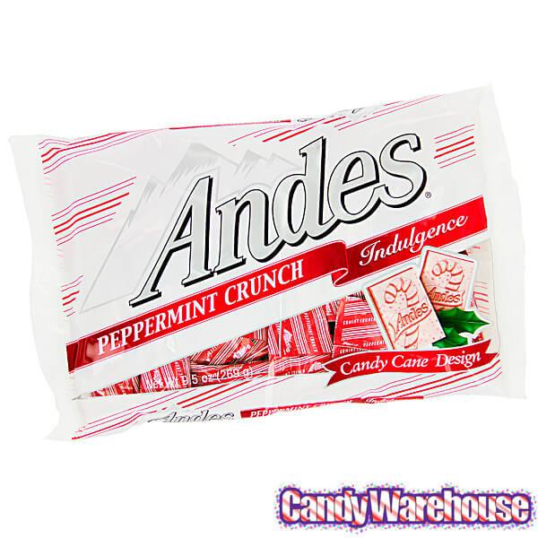 Andes Mints Peppermint Crunch Candy: 25-Piece Bag - Candy Warehouse