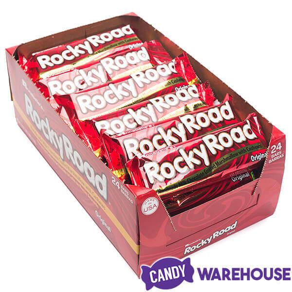 Annabelle's Rocky Road Candy Bars: 24-Piece Box - Candy Warehouse