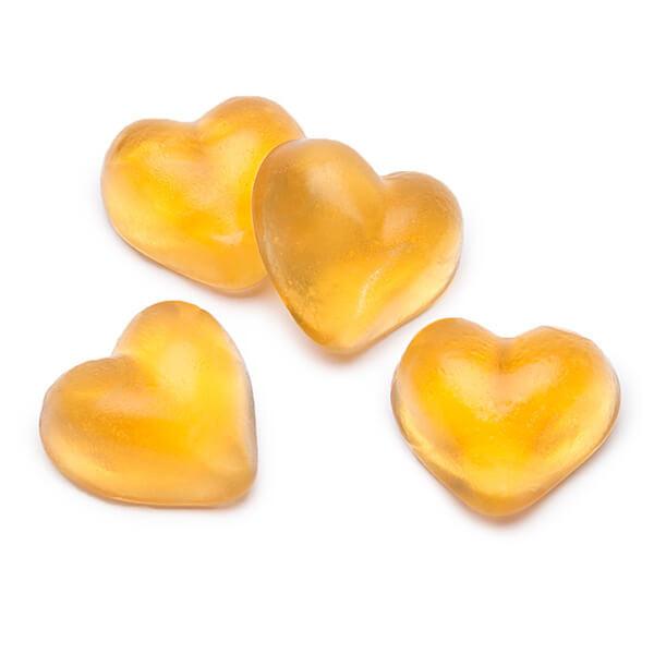 Apricot Hearts Gummy Candy: 500G Bag - Candy Warehouse