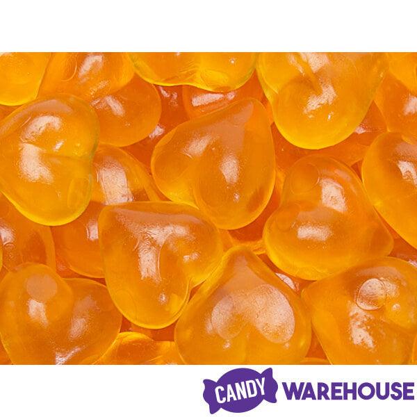 Apricot Hearts Gummy Candy: 500G Bag - Candy Warehouse