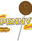 Archie McPhee Lucky Penny Lollipops: 2-Piece Set - Candy Warehouse