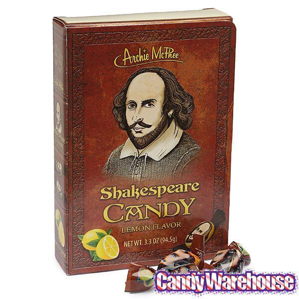 Archie McPhee Shakespeare Hard Candy Book - Candy Warehouse