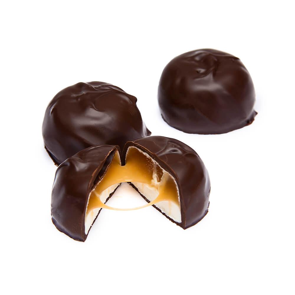 Asher&#39;s Caramel Marshmallow Chocolates - Dark: 6LB Box - Candy Warehouse