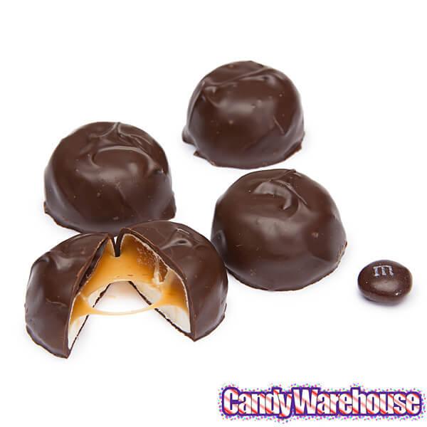 Asher&#39;s Caramel Marshmallow Chocolates - Dark: 6LB Box - Candy Warehouse