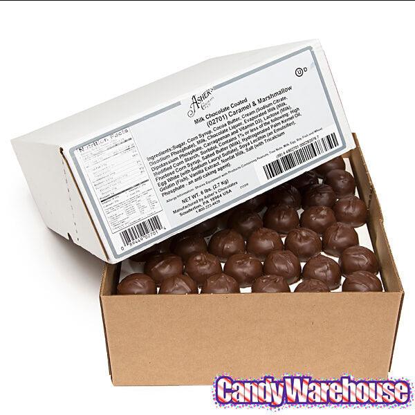 Asher's Caramel Marshmallow Chocolates - Milk: 6LB Box - Candy Warehouse