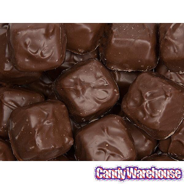 Asher's Chocolate Covered Chocolate Caramels - Milk: 6LB Box - Candy Warehouse