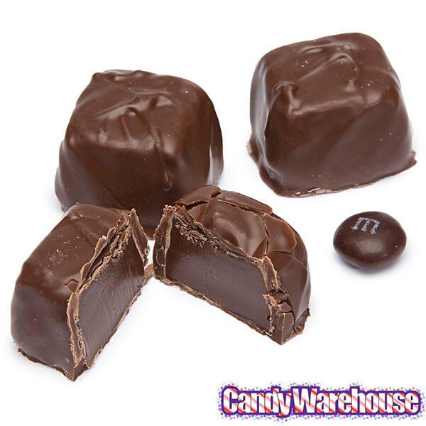 Asher's Chocolate Covered Chocolate Caramels - Milk: 6LB Box - Candy Warehouse