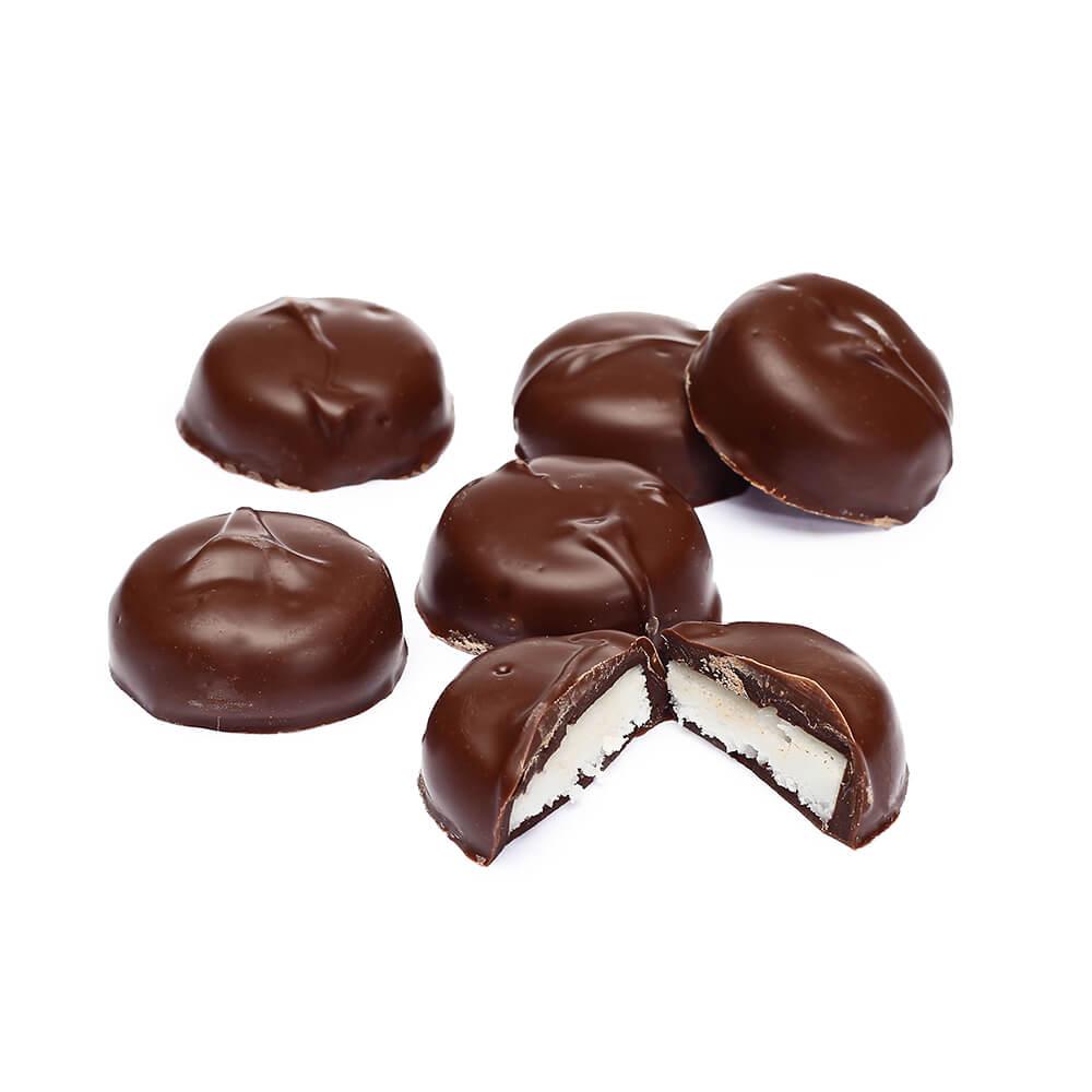 Asher's Chocolate Double Dipped Mint Patties: 6LB Box - Candy Warehouse