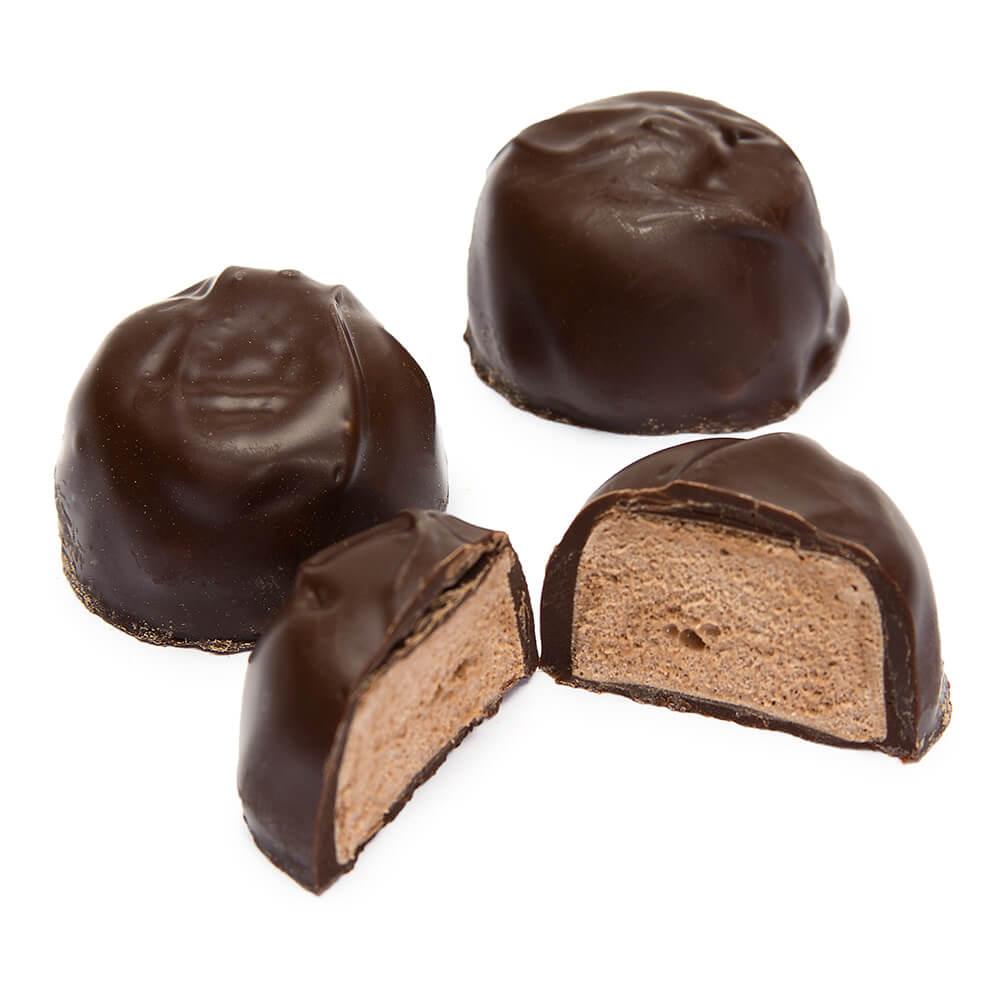 Asher's Chocolate Mousse Chocolates - Dark: 5LB Box - Candy Warehouse