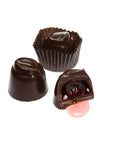 Asher's Dark Chocolate Cherry Cordials Candy: 6LB Box - Candy Warehouse