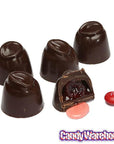 Asher's Dark Chocolate Cherry Cordials Candy: 6LB Box - Candy Warehouse