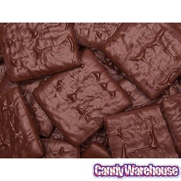 Asher's Dark Chocolate Covered Graham Crackers: 5LB Box - Candy Warehouse