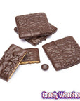 Asher's Dark Chocolate Covered Graham Crackers: 5LB Box