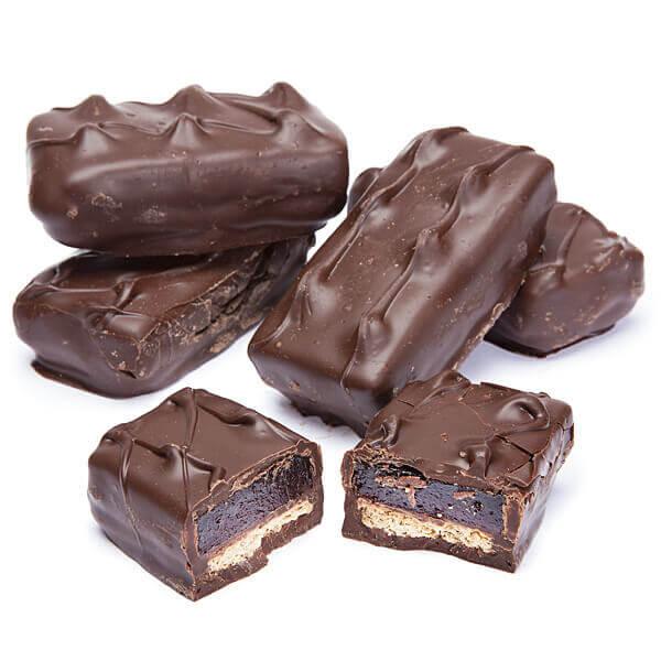 Asher's Dark Chocolate Covered Graham Crackers with Jelly: 5LB Box - Candy Warehouse