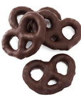 Asher's Dark Chocolate Covered Mini Pretzels: 4LB Box - Candy Warehouse